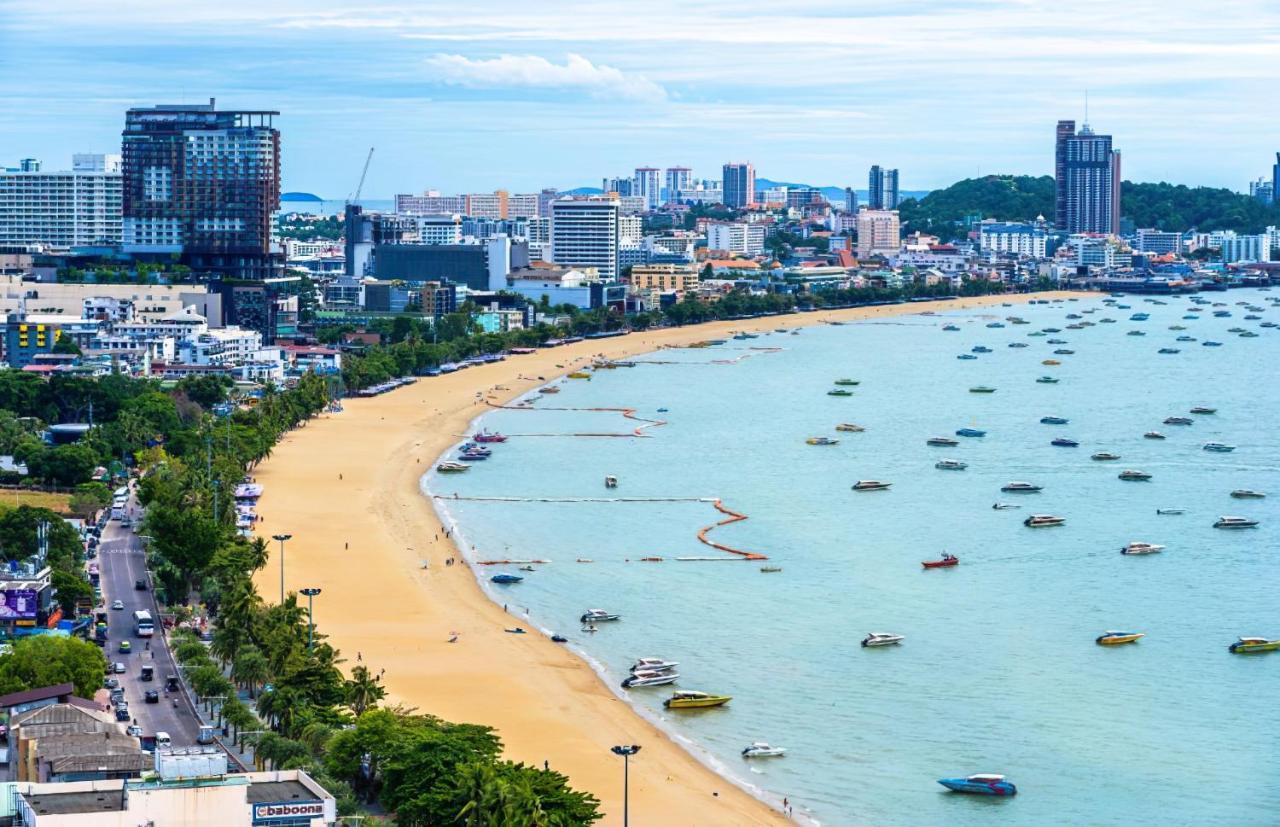 Great Location With Infinity Pool - Central Pattaya Appartement Buitenkant foto